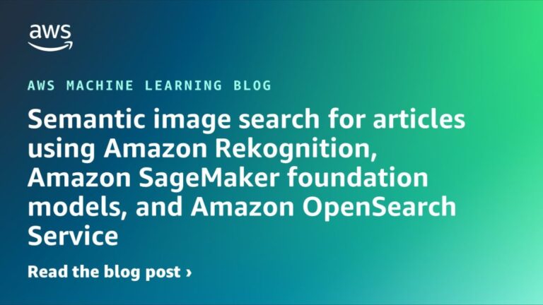 Семантический поиск изображений для статей с использованием Amazon Rekognition, базовых моделей Amazon SageMaker и Amazon OpenSearch Service.
 | DeepTech