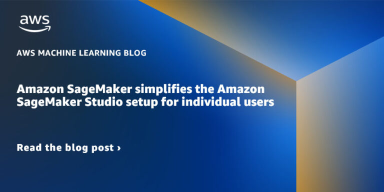 Amazon SageMaker упрощает настройку Amazon SageMaker Studio для отдельных пользователей.
 | DeepTech