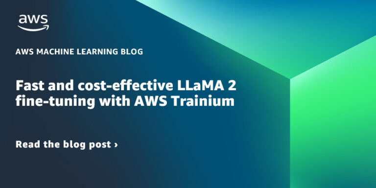 Быстрая и экономичная точная настройка LLaMA 2 с помощью AWS Trainium
 | DeepTech