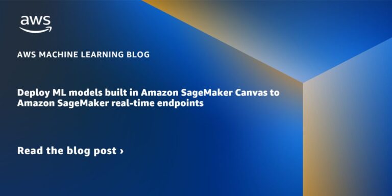 Развертывание моделей машинного обучения, созданных в Amazon SageMaker Canvas, на конечных точках Amazon SageMaker в режиме реального времени.
 | DeepTech