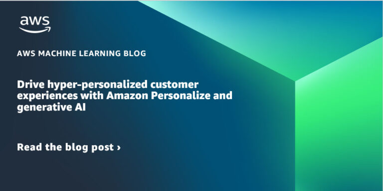 Обеспечьте сверхперсонализированное обслуживание клиентов с помощью Amazon Personalize и генеративного искусственного интеллекта.
 | DeepTech