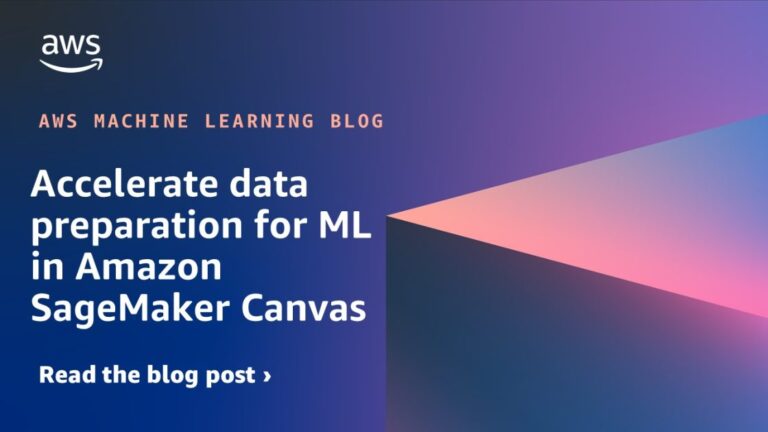 Ускорьте подготовку данных для машинного обучения в Amazon SageMaker Canvas
 | DeepTech